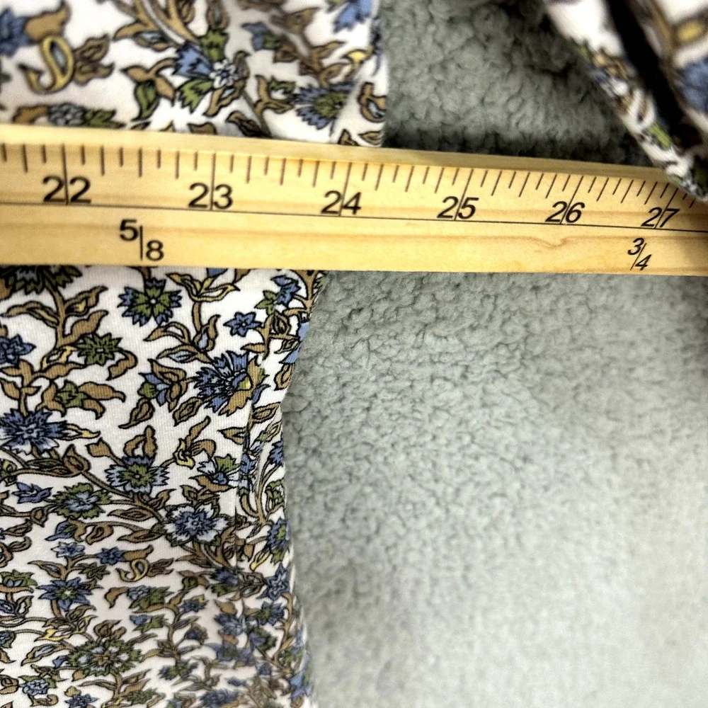 Liz Claiborne Top Women 3X Floral Gathered Dainty Ditzy boho cottagecore vtg 90s - Picture 5 of 7